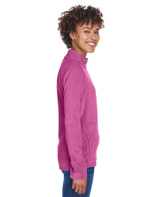 Team 365 Ladies' Campus Microfleece Jacket — view 12