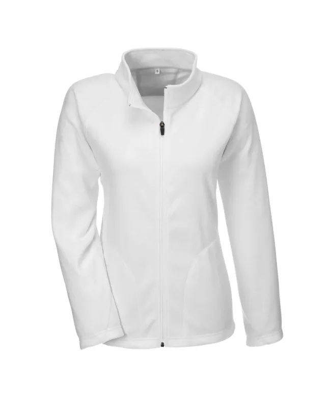 Team 365 Ladies' Campus Microfleece Jacket — view 3