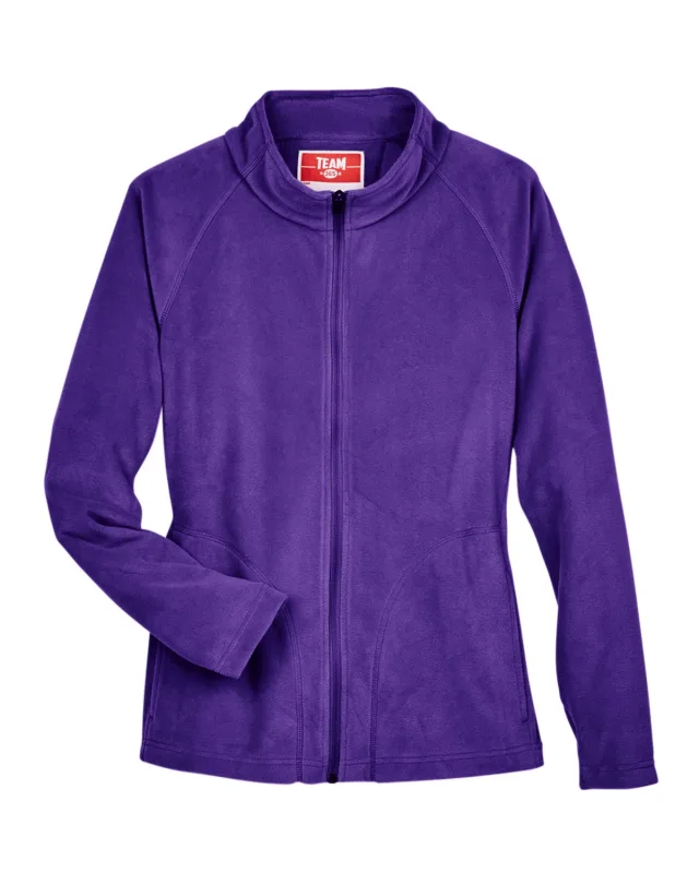 Team 365 Ladies' Campus Microfleece Jacket — view 50