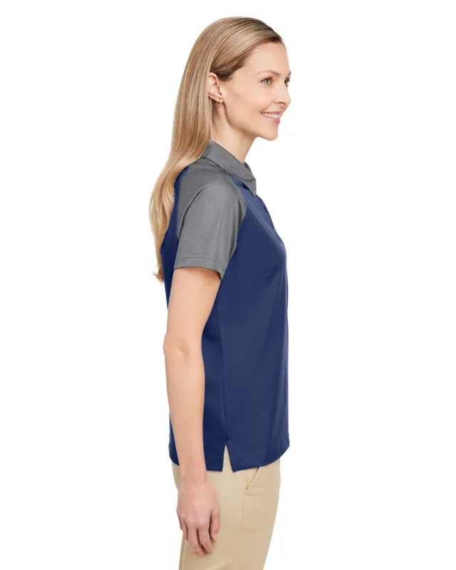 Team 365 Ladies' Command Snag-Protection Colorblock Polo — view 10