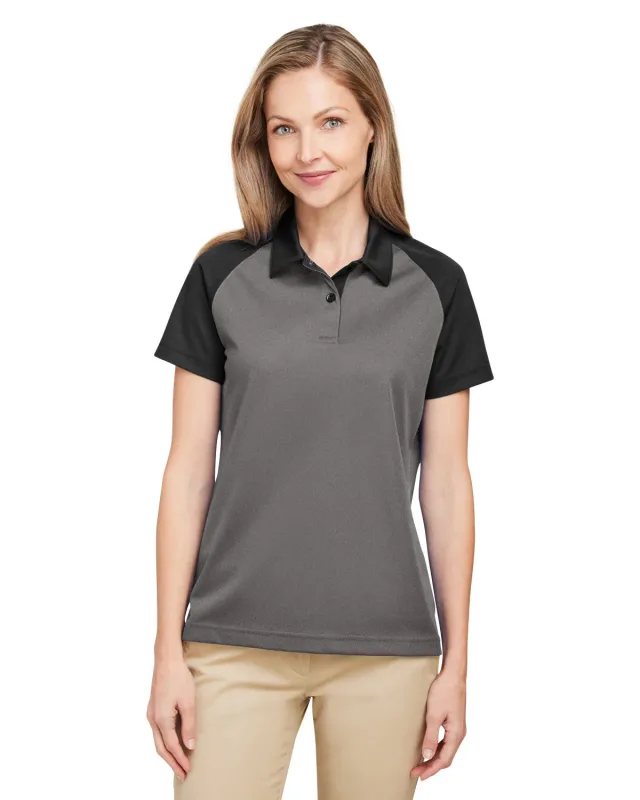 Team 365 Ladies' Command Snag-Protection Colorblock Polo — view 14