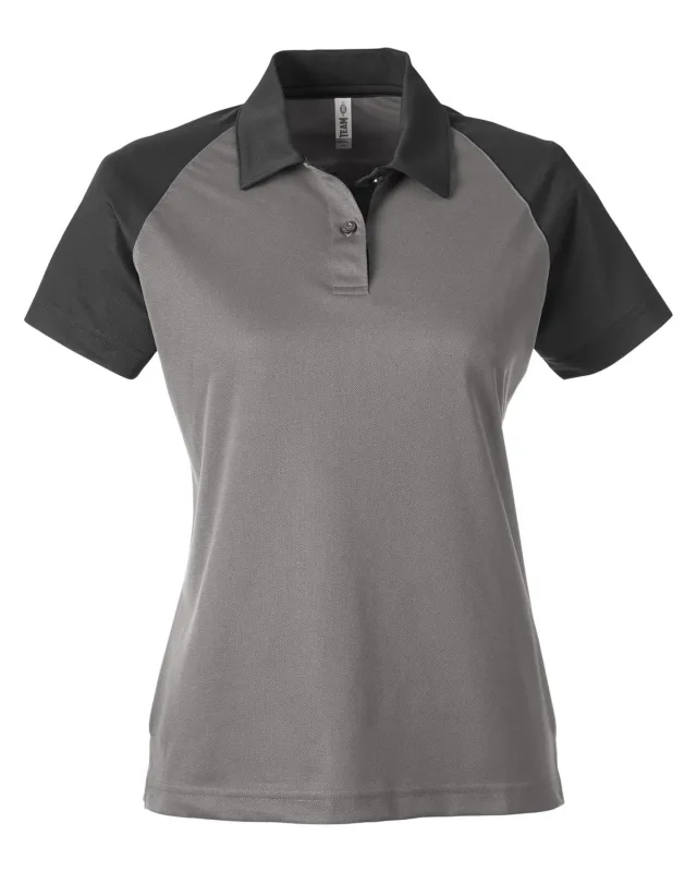Team 365 Ladies' Command Snag-Protection Colorblock Polo — view 18