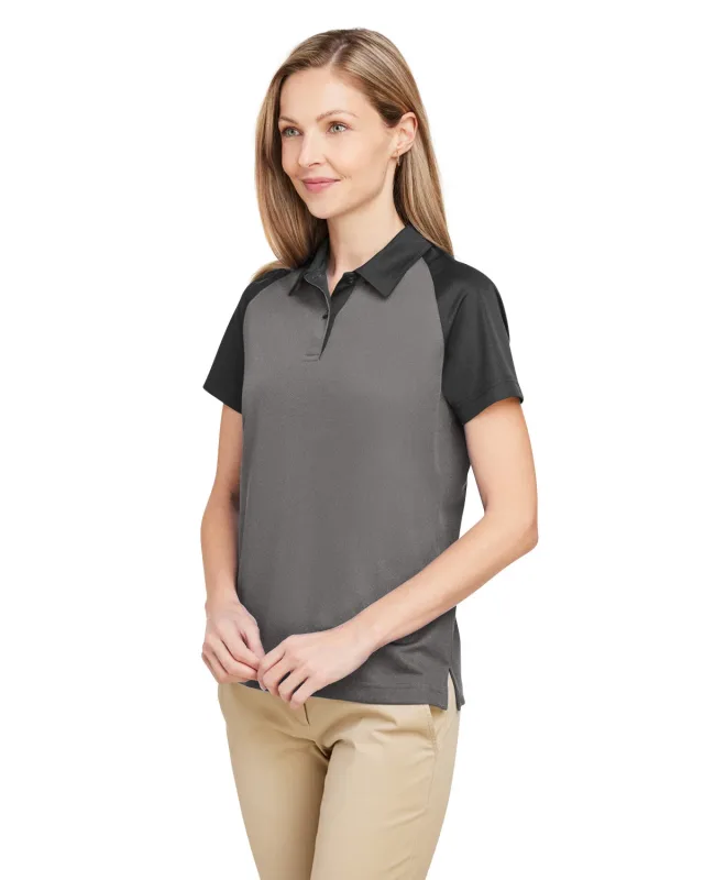 Team 365 Ladies' Command Snag-Protection Colorblock Polo — view 19