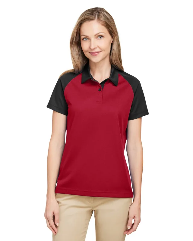 Team 365 Ladies' Command Snag-Protection Colorblock Polo — view 24