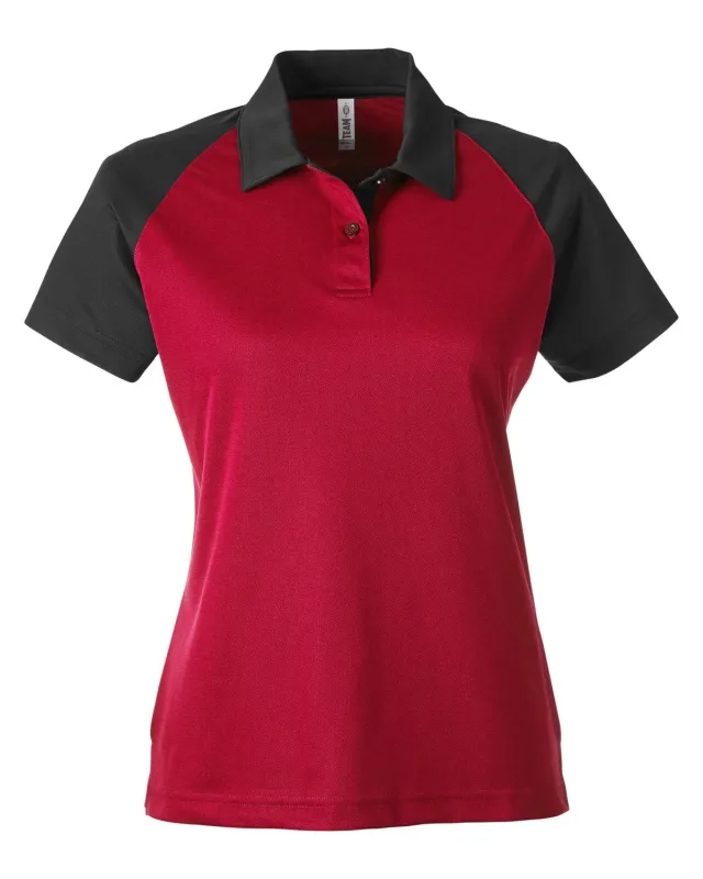 Team 365 Ladies' Command Snag-Protection Colorblock Polo — view 28