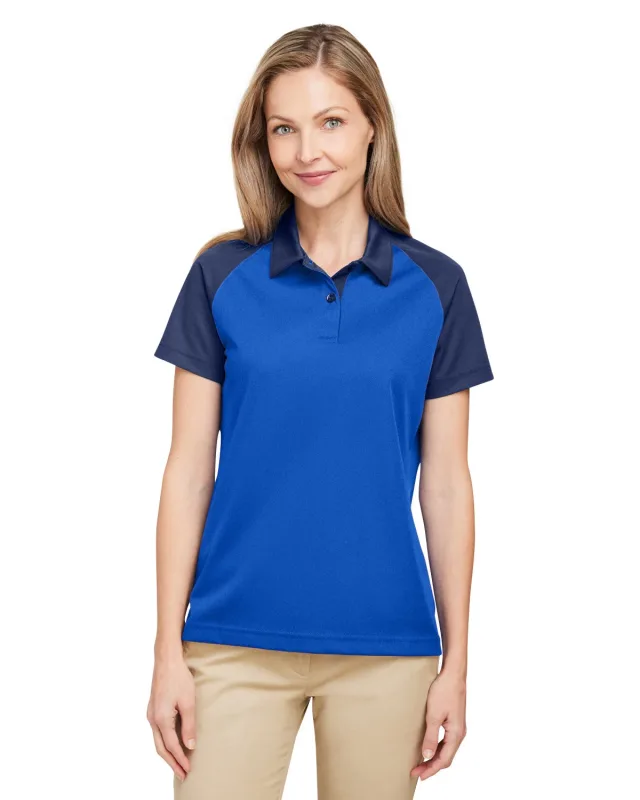 Team 365 Ladies' Command Snag-Protection Colorblock Polo — view 34