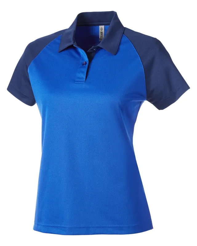 Team 365 Ladies' Command Snag-Protection Colorblock Polo — view 36
