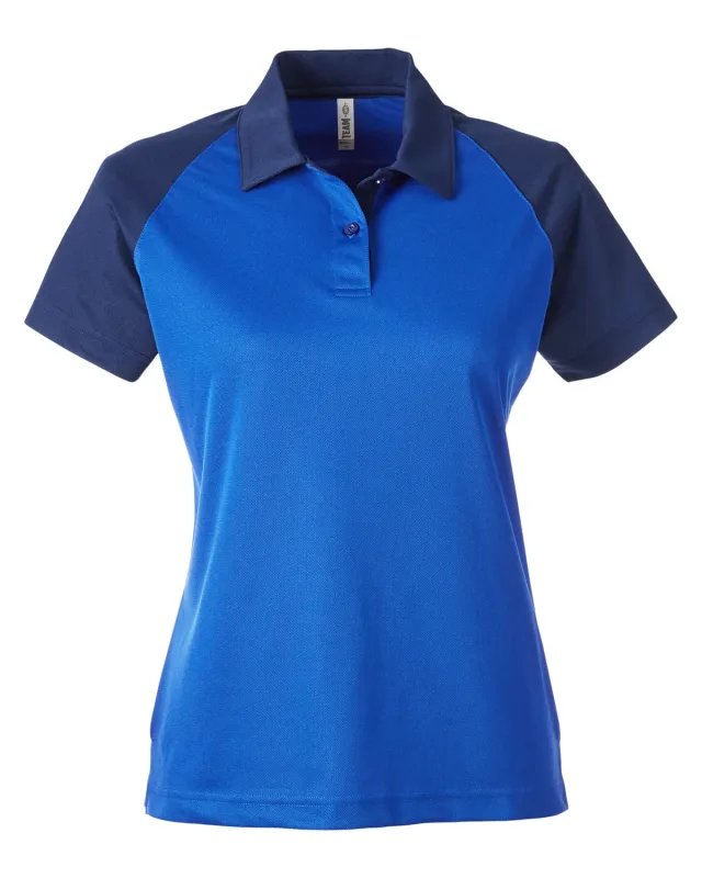 Team 365 Ladies' Command Snag-Protection Colorblock Polo — view 38
