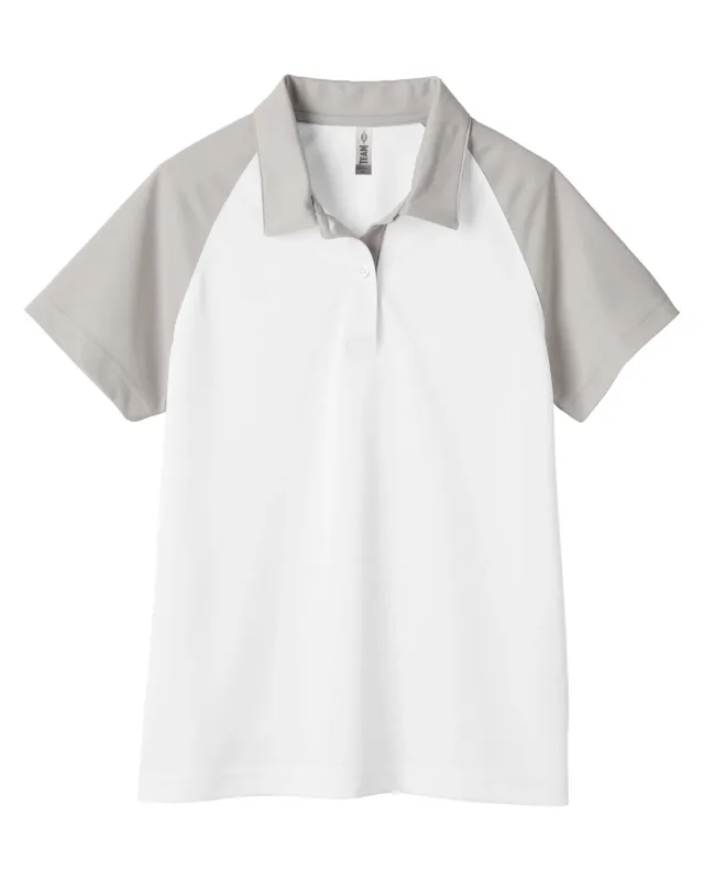 Team 365 Ladies' Command Snag-Protection Colorblock Polo — view 43