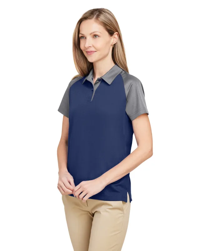 Team 365 Ladies' Command Snag-Protection Colorblock Polo — view 9