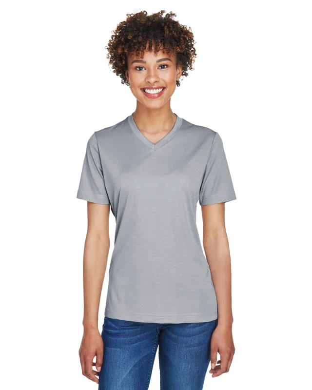 Team 365 Ladies' Sonic Heather Performance T-Shirt — view 12