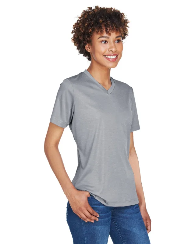 Team 365 Ladies' Sonic Heather Performance T-Shirt — view 15