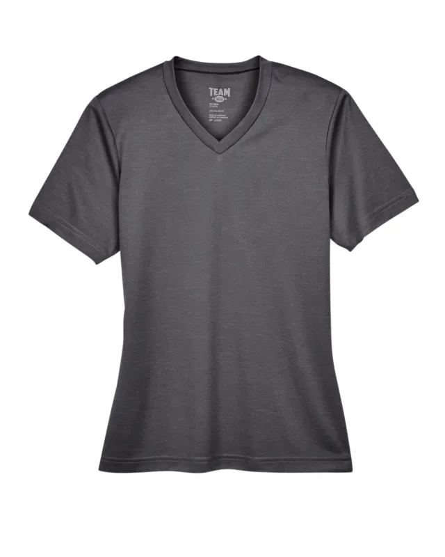 Team 365 Ladies' Sonic Heather Performance T-Shirt — view 19