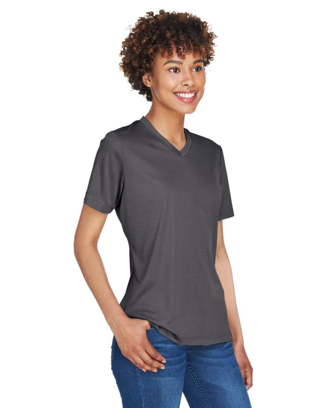 Team 365 Ladies' Sonic Heather Performance T-Shirt — view 23