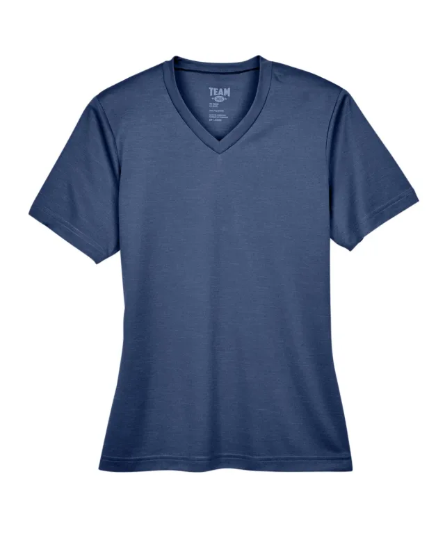 Team 365 Ladies' Sonic Heather Performance T-Shirt — view 27