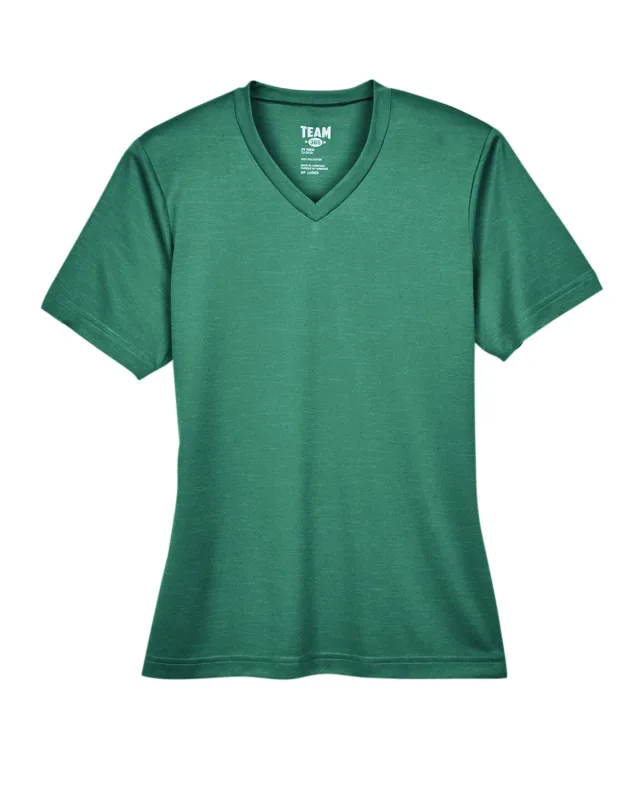 Team 365 Ladies' Sonic Heather Performance T-Shirt — view 3