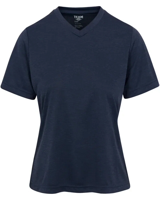Team 365 Ladies' Sonic Heather Performance T-Shirt — view 30