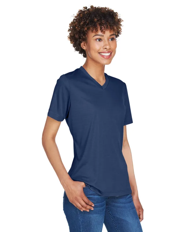 Team 365 Ladies' Sonic Heather Performance T-Shirt — view 31