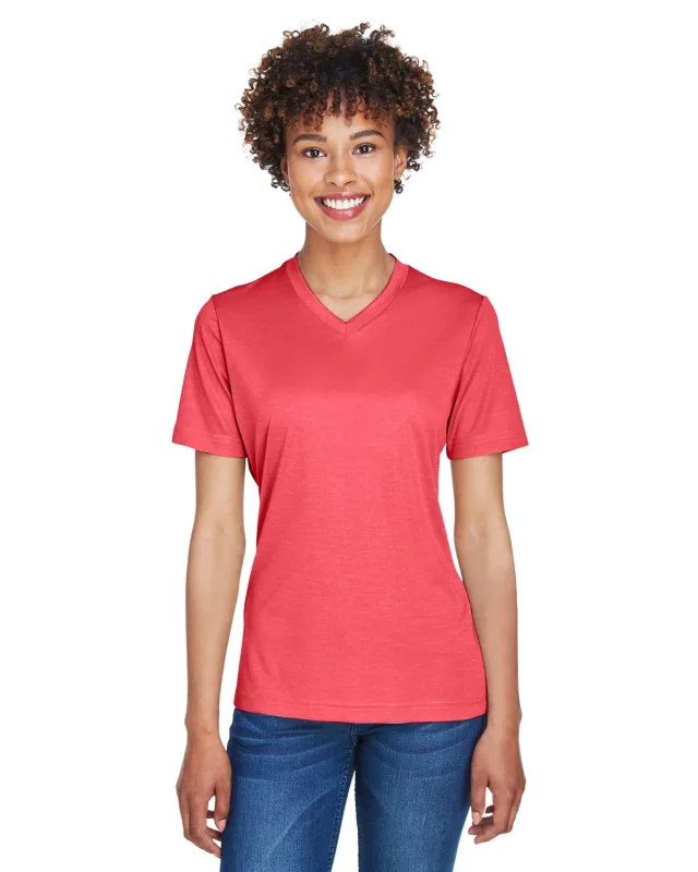 Team 365 Ladies' Sonic Heather Performance T-Shirt — view 36