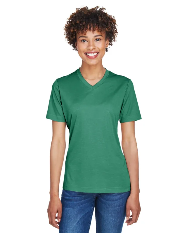 Team 365 Ladies' Sonic Heather Performance T-Shirt — view 4