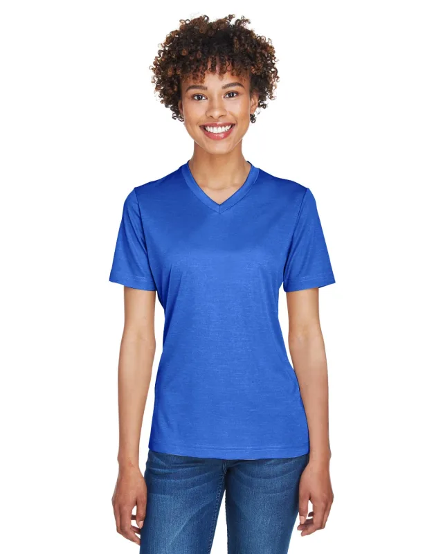 Team 365 Ladies' Sonic Heather Performance T-Shirt — view 44