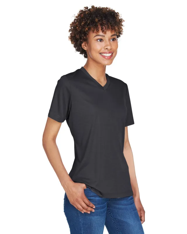 Team 365 Ladies' Sonic Heather Performance T-Shirt — view 55