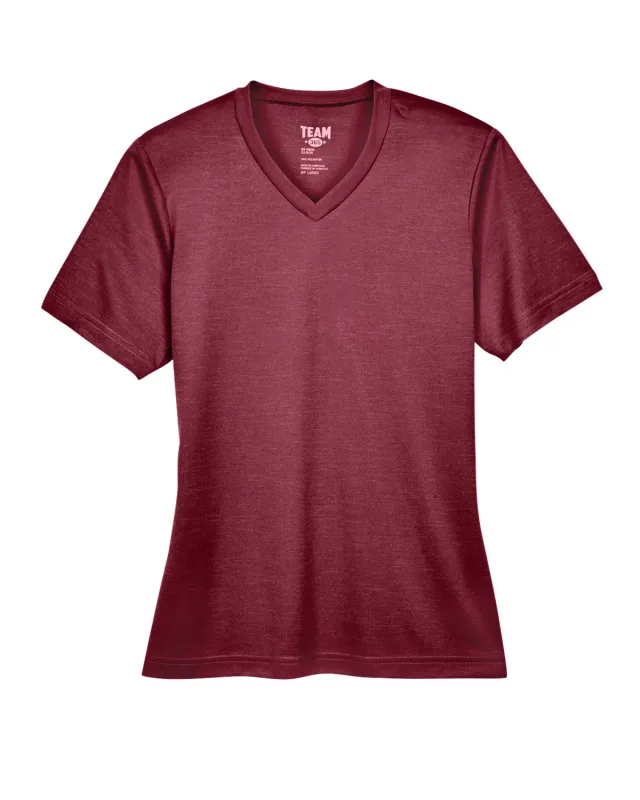 Team 365 Ladies' Sonic Heather Performance T-Shirt — view 59