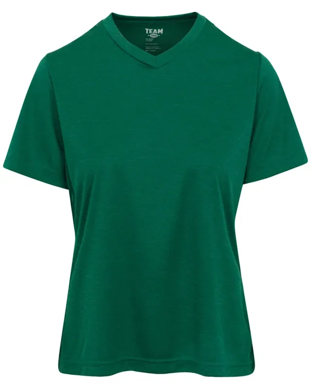Team 365 Ladies' Sonic Heather Performance T-Shirt — view 6