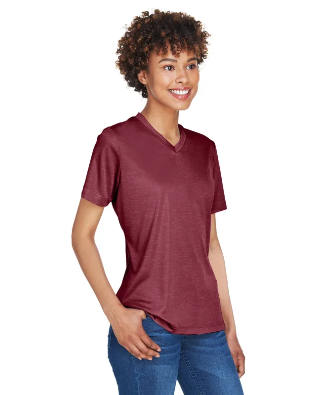 Team 365 Ladies' Sonic Heather Performance T-Shirt — view 63