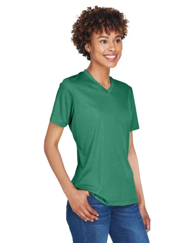 Team 365 Ladies' Sonic Heather Performance T-Shirt — view 7