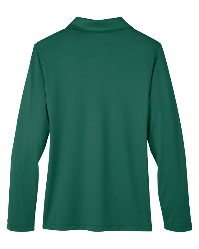 Team 365 Ladies' Zone Performance Long Sleeve Polo — view 22