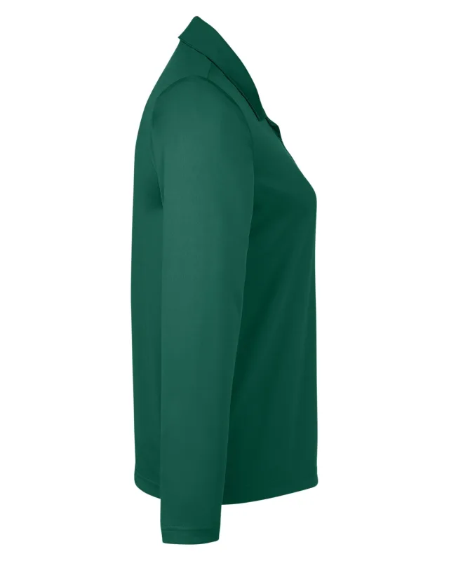 Team 365 Ladies' Zone Performance Long Sleeve Polo — view 27