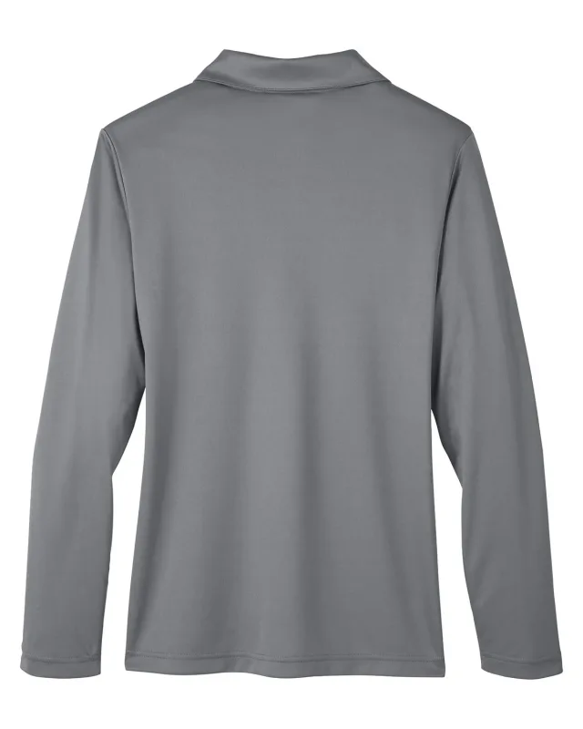 Team 365 Ladies' Zone Performance Long Sleeve Polo — view 32
