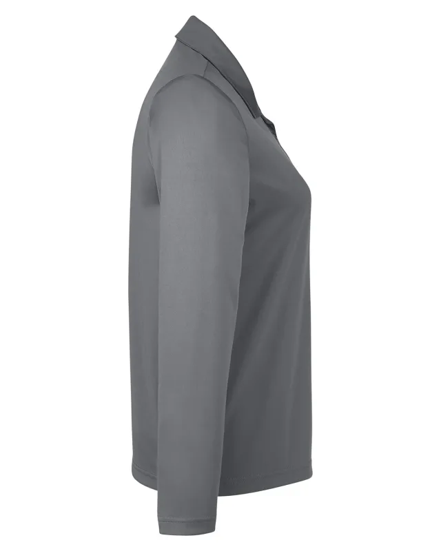 Team 365 Ladies' Zone Performance Long Sleeve Polo — view 37