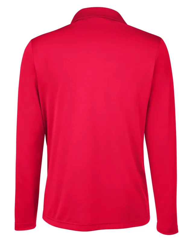 Team 365 Ladies' Zone Performance Long Sleeve Polo — view 45