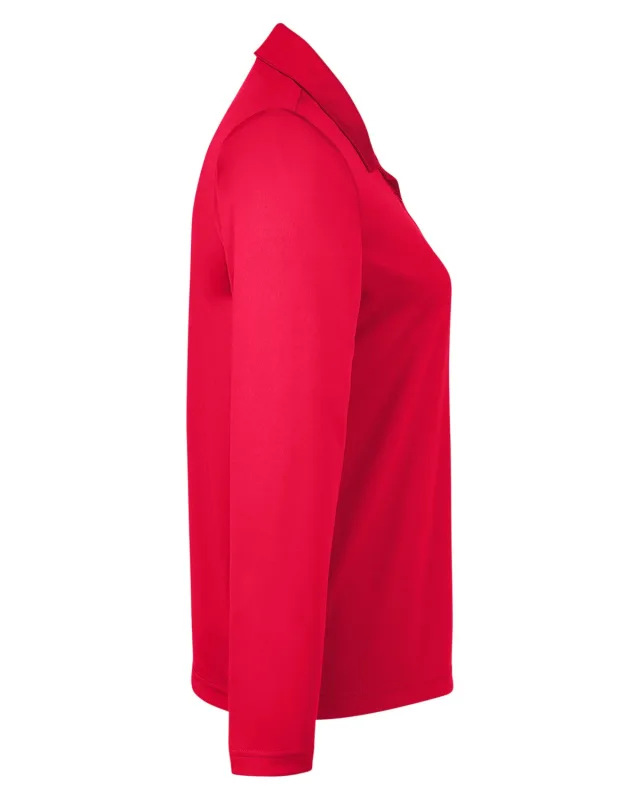 Team 365 Ladies' Zone Performance Long Sleeve Polo — view 50