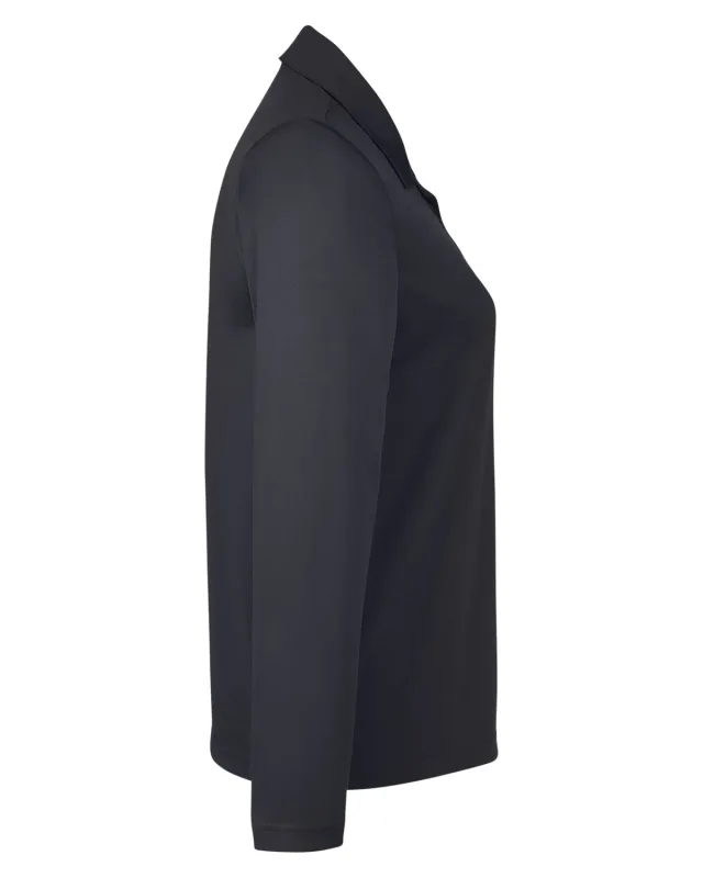 Team 365 Ladies' Zone Performance Long Sleeve Polo — view 7