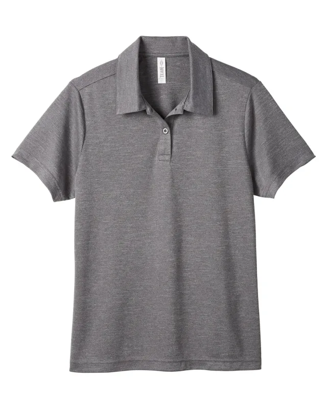 Team 365 Ladies' Zone Sonic Heather Performance Polo — view 13