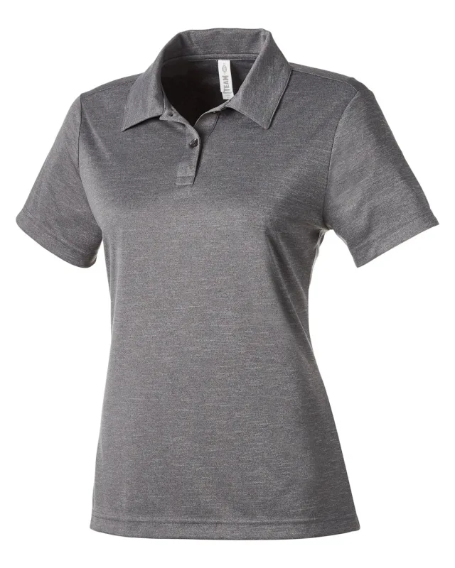 Team 365 Ladies' Zone Sonic Heather Performance Polo — view 16