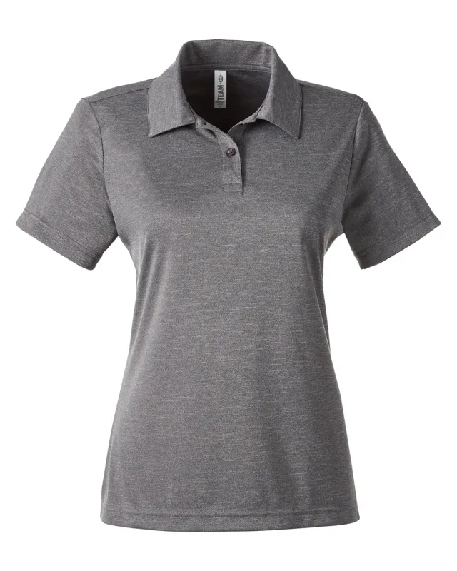Team 365 Ladies' Zone Sonic Heather Performance Polo — view 18