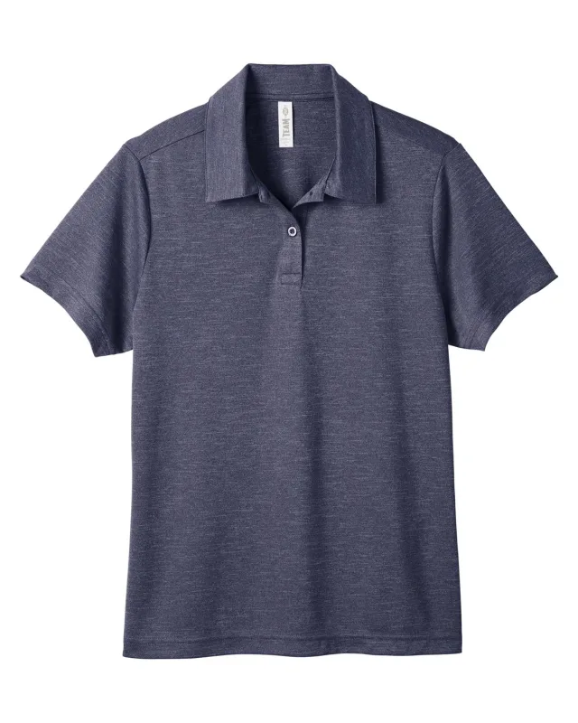 Team 365 Ladies' Zone Sonic Heather Performance Polo — view 23