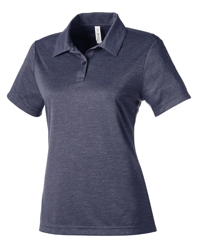 Team 365 Ladies' Zone Sonic Heather Performance Polo — view 26