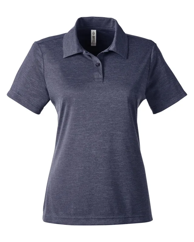 Team 365 Ladies' Zone Sonic Heather Performance Polo — view 28