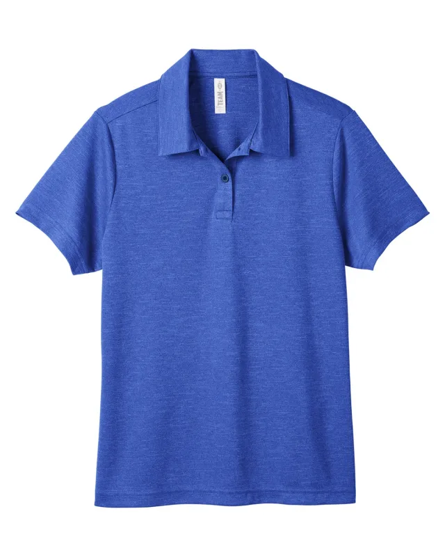Team 365 Ladies' Zone Sonic Heather Performance Polo — view 33