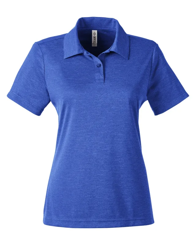 Team 365 Ladies' Zone Sonic Heather Performance Polo — view 38