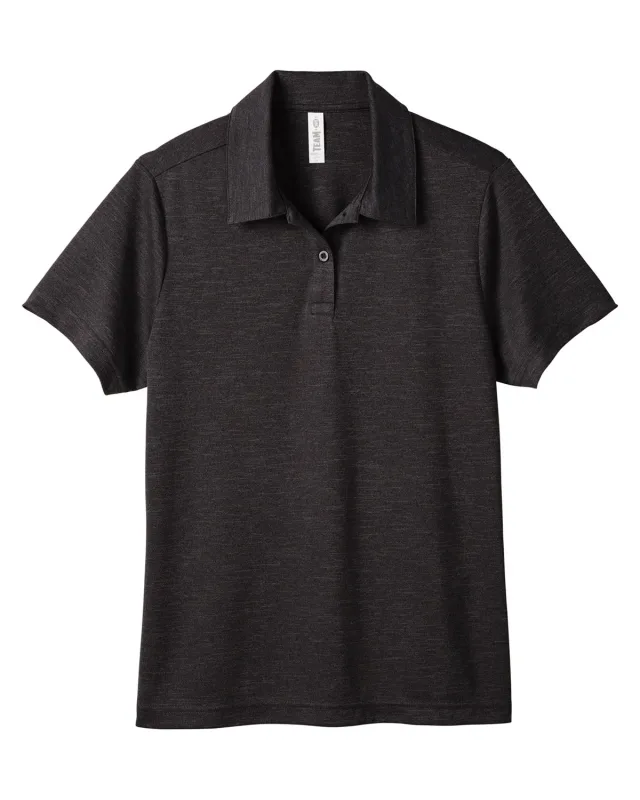 Team 365 Ladies' Zone Sonic Heather Performance Polo — view 43