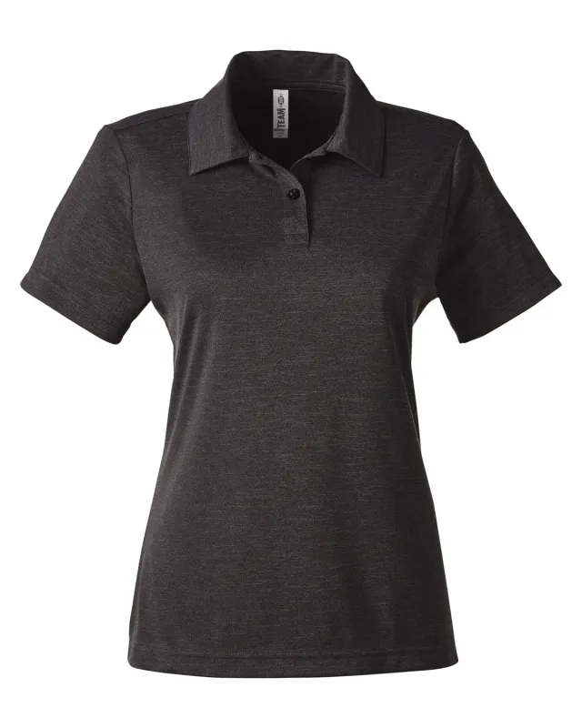 Team 365 Ladies' Zone Sonic Heather Performance Polo — view 48