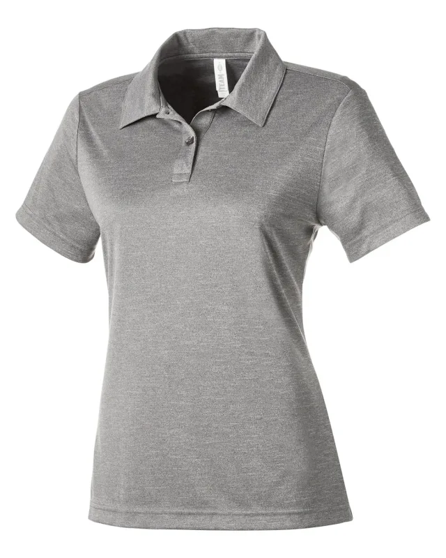 Team 365 Ladies' Zone Sonic Heather Performance Polo — view 6