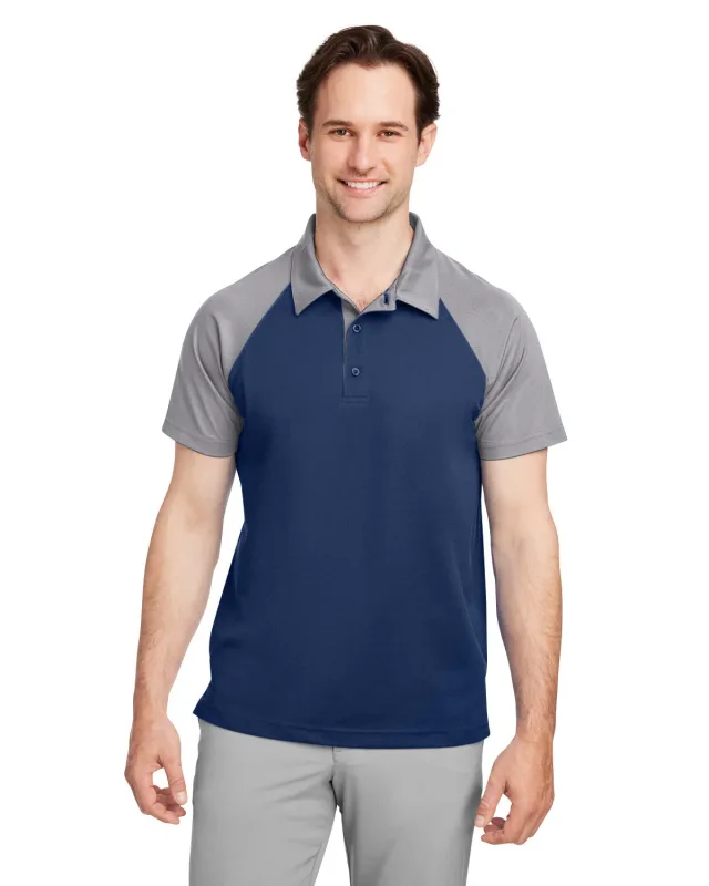 Team 365 Men's Command Snag-Protection Colorblock Polo — view 4