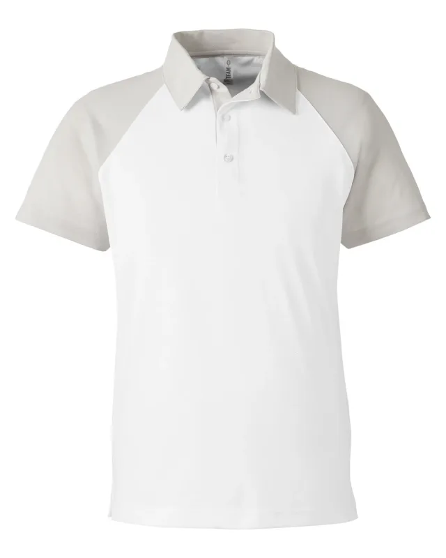 Team 365 Men's Command Snag-Protection Colorblock Polo — view 48